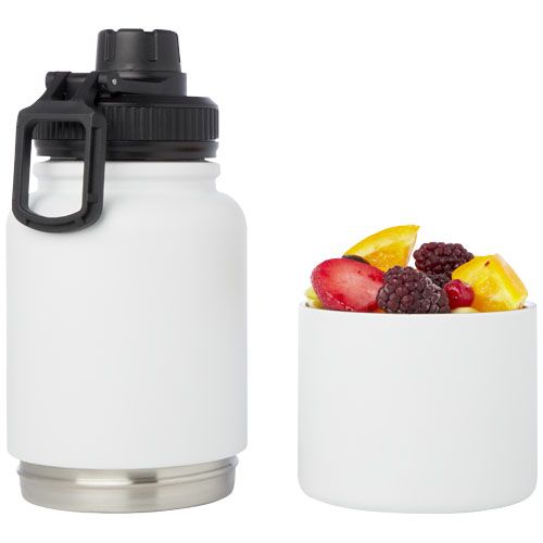 Bidón deportivocon aislamiento de acero inoxidable  de 840 ml con certificación RCS 