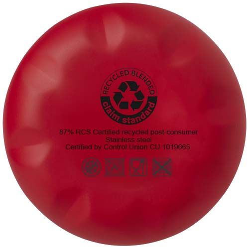 red Bidón con aislamiento de acero inoxidable reciclado de 500 ml con certificación RCS