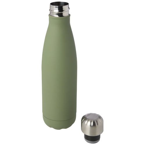 verde chiné Bidón con aislamiento de acero inoxidable reciclado de 500 ml con certificación RCS