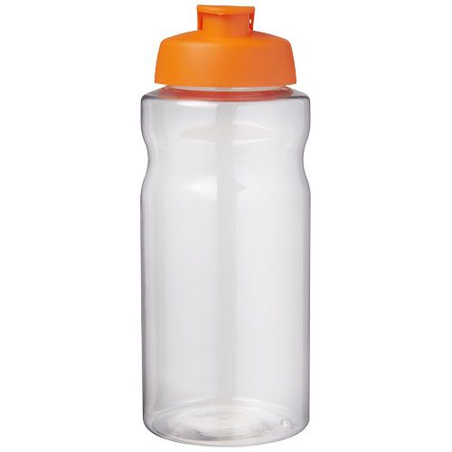 orange Bidón deportivo con tapa Flip de 1 litro