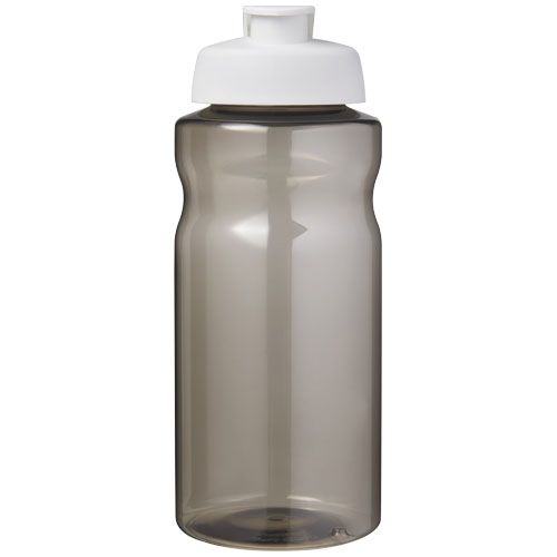 carbón/blanco Bidón deportivo con tapa Flip de 1 litro
