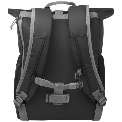 Bolsa enrollable para bicicleta resistente al agua de material reciclado GRS de 15