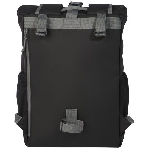 Bolsa enrollable para bicicleta resistente al agua de material reciclado GRS de 15