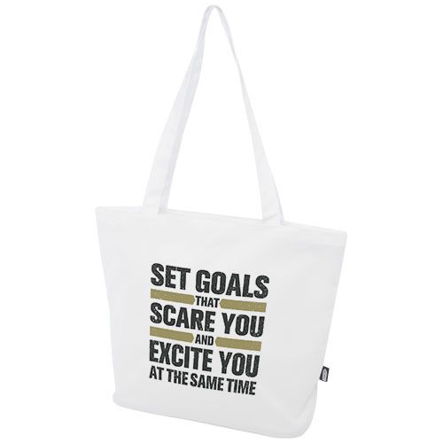 Bolsa Tote con cremallera de material reciclado GRS de 20 l 