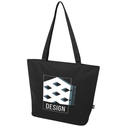 Bolsa Tote con cremallera de material reciclado GRS de 20 l 