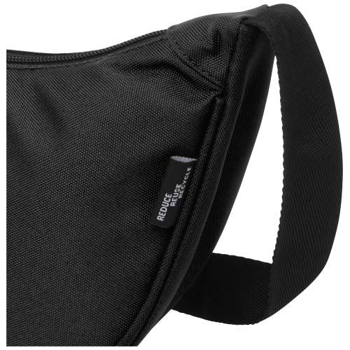 black Riñonera de material reciclado de 1,5 l