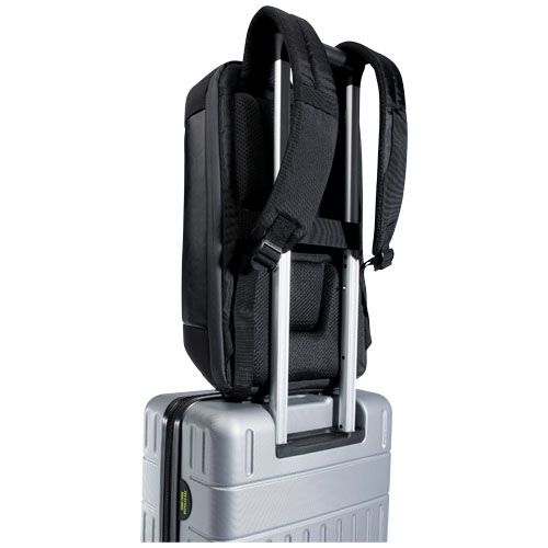 Mochila para portátil compacta de material reciclado GRS de 15,6