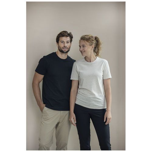 black Camiseta unisex de manga corta con material reciclado Aware™ de 160 g/m²