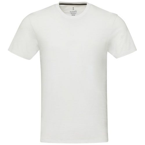 white Camiseta unisex de manga corta con material reciclado Aware™ de 160 g/m² Avalite