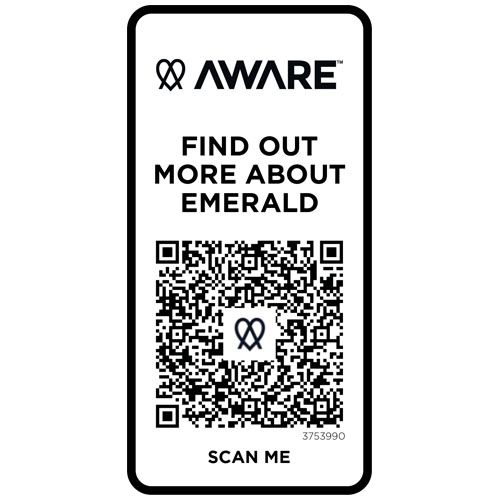 black Polo de manga corta unisex con material reciclado Aware™