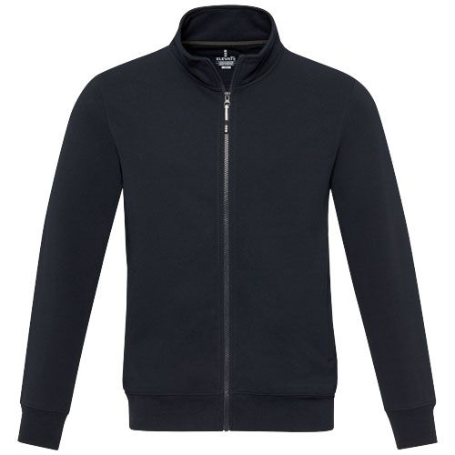 azul marino Sudadera unisex con cremallera completa de material reciclado Aware™