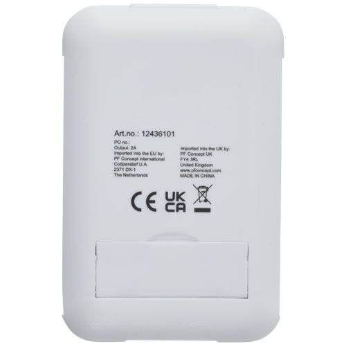 Cable de carga modular de plástico reciclado con soporte para teléfono 