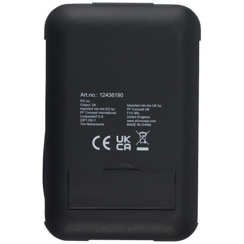 Cable de carga modular de plástico reciclado con soporte para teléfono 