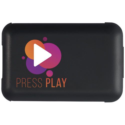 Cable de carga modular de plástico reciclado con soporte para teléfono 