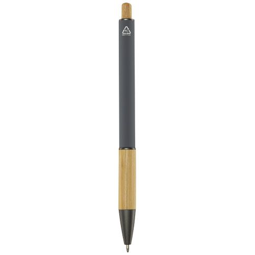 gray Bolígrafo de aluminio reciclado