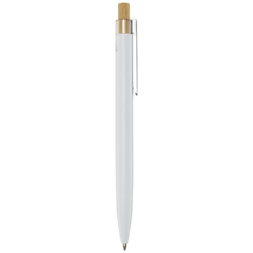 white Bolígrafo de aluminio reciclado