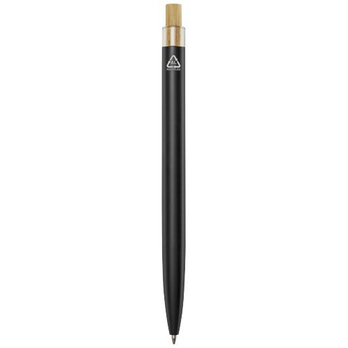 black Bolígrafo de aluminio reciclado