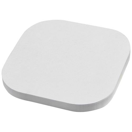 Notas adhesivas recicladas con forma cuadrada y esquinas redondeadas 