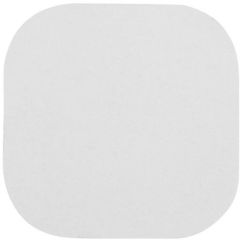 Notas adhesivas recicladas con forma cuadrada y esquinas redondeadas 