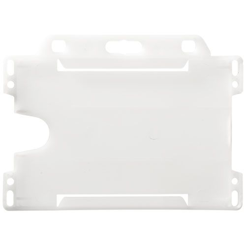blanco escarchado Tarjetero de plástico reciclado