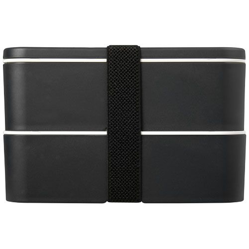 granito/negro Fiambrera de doble capa