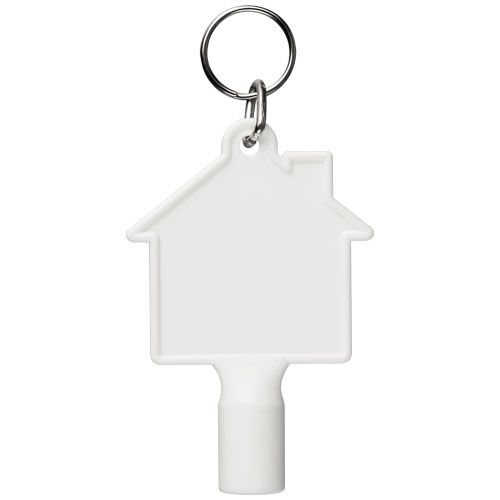 Porte-clés Maximilian pour clé utilitaire recyclée en forme de maison - 3