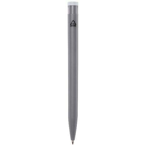 gray Bolígrafo de plástico reciclado