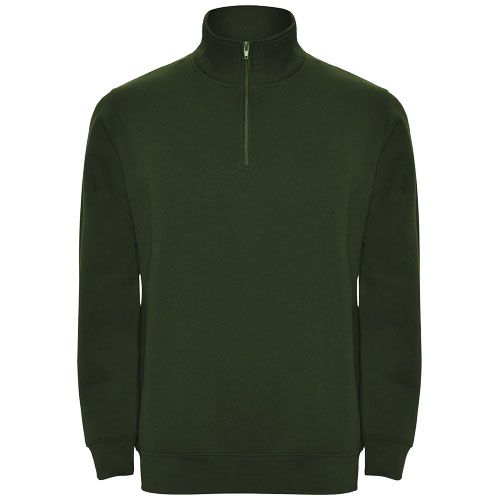 SUDADERA CON MEDIA CREMALLERA  