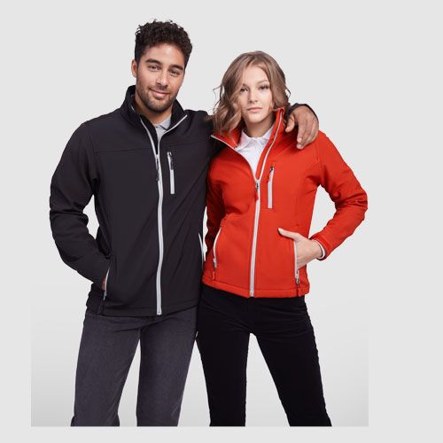blanco perla Chaqueta softshell para mujer