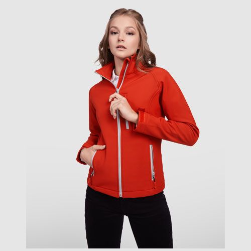 azulón Chaqueta softshell para mujer