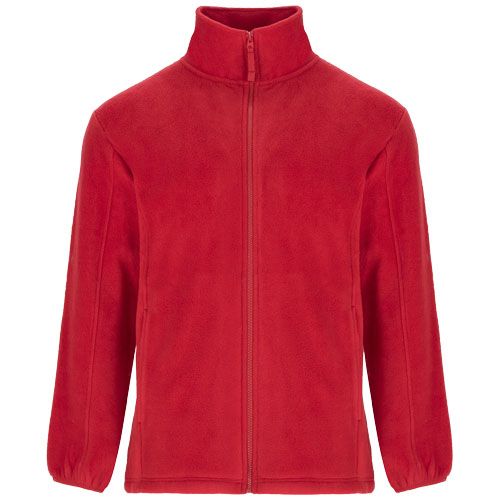 red Chaqueta de forro polar con cremallera completa infantil