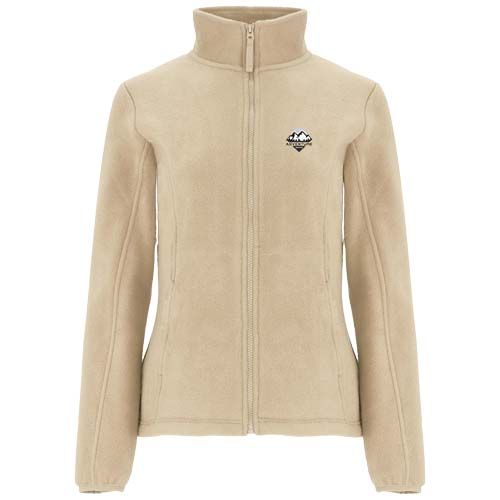 arena Chaqueta de forro polar con cremallera completa para mujer Artic