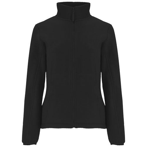 Chaqueta de forro polar con cremallera completa para mujer 