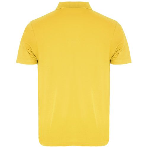 yellow Polo unisex de manga corta