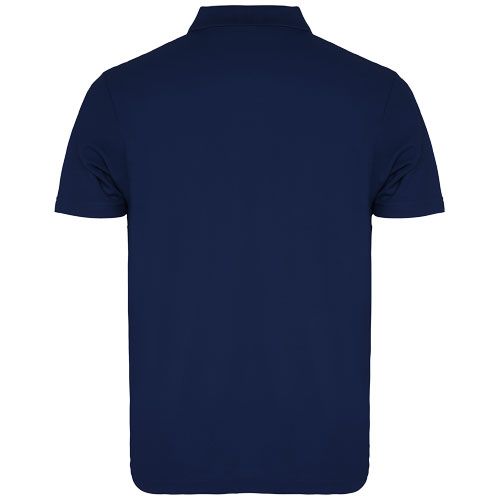 azul marino Polo unisex de manga corta