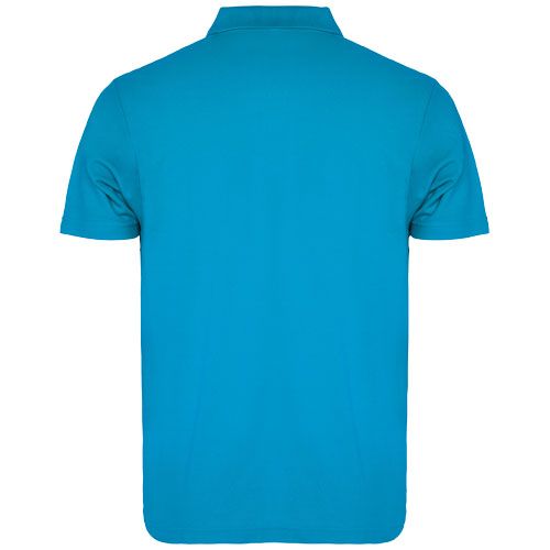 turquesa Polo unisex de manga corta