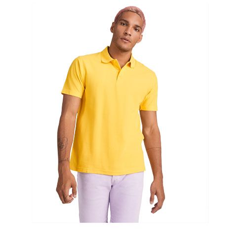 turquesa Polo unisex de manga corta