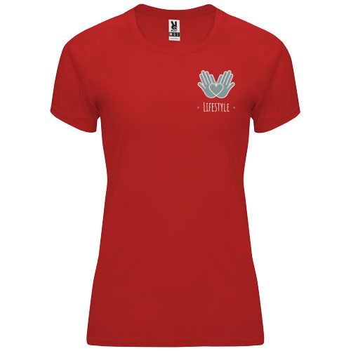 Camiseta deportiva de manga corta para mujer 