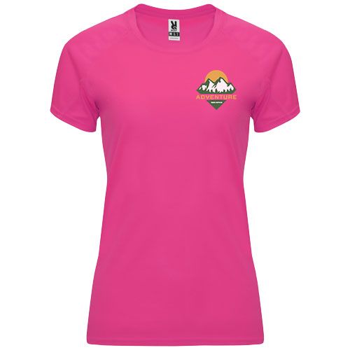 Camiseta deportiva de manga corta para mujer 