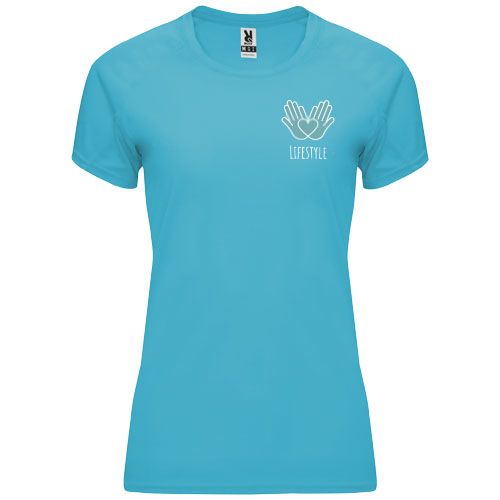 Camiseta deportiva de manga corta para mujer 