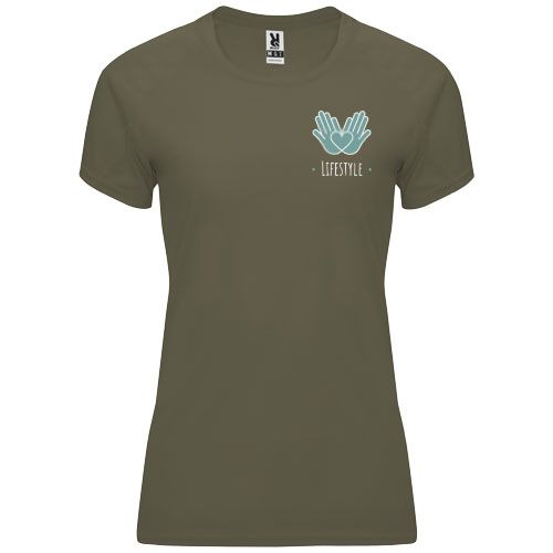 Camiseta deportiva de manga corta para mujer 