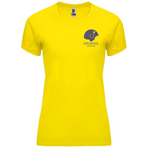 Camiseta deportiva de manga corta para mujer 