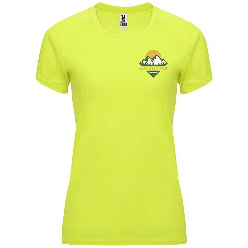Camiseta deportiva de manga corta para mujer 