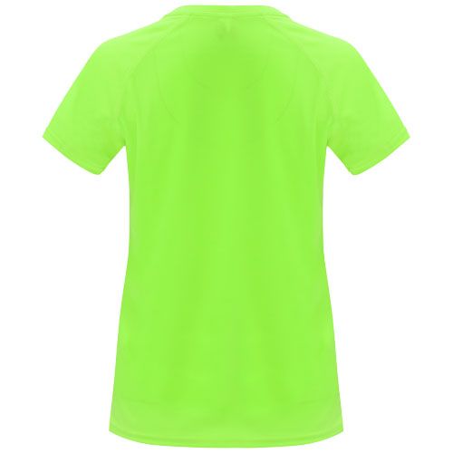 verde fluo Camiseta deportiva de manga corta para mujer