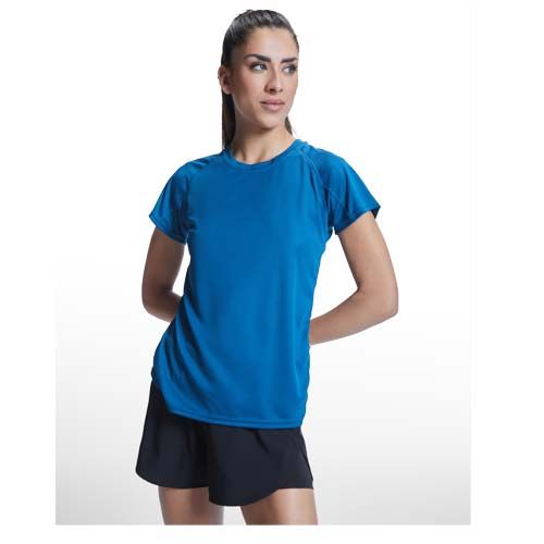 gray Camiseta deportiva de manga corta para mujer de 135 g/m² Bahrain