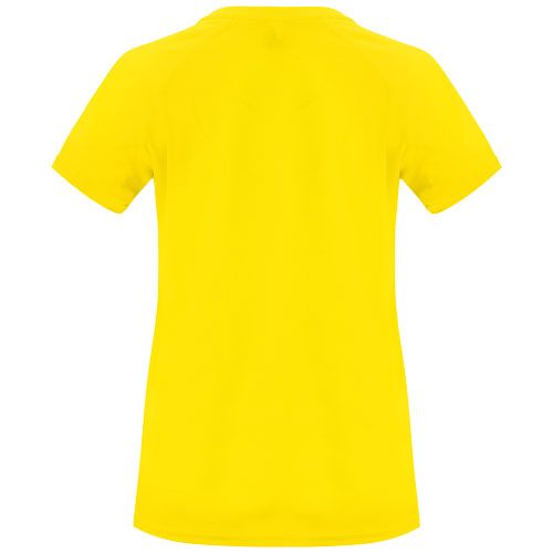yellow Camiseta deportiva de manga corta para mujer