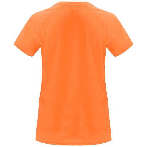 naranja fluo Camiseta deportiva de manga corta para mujer