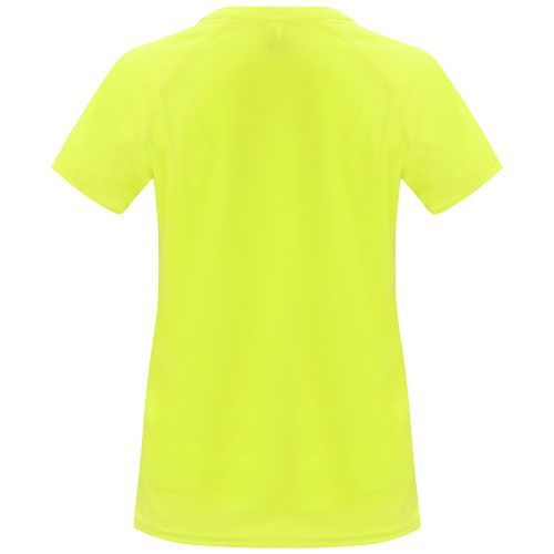 amarillo fluo Camiseta deportiva de manga corta para mujer