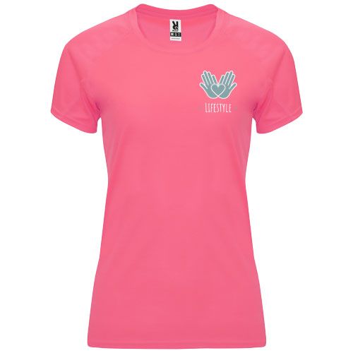 Camiseta deportiva de manga corta para mujer 