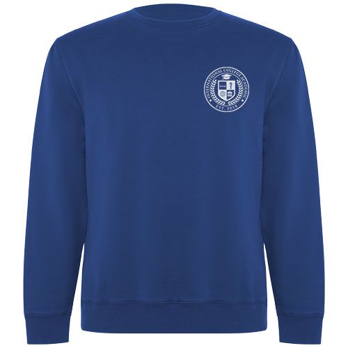 Sudadera de cuello redondo unisex algodón orgánico 